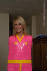 www.coyotebondage.com - Adrina becomes a mummy! thumbnail